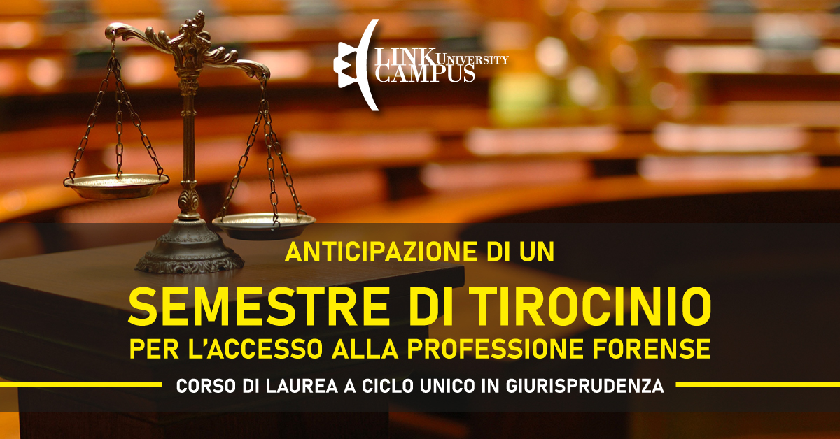 Anticipo della pratica forense per gli studenti di Giurisprudenza