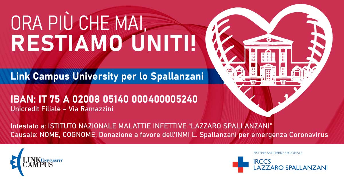 Link Campus University per lo Spallanzani