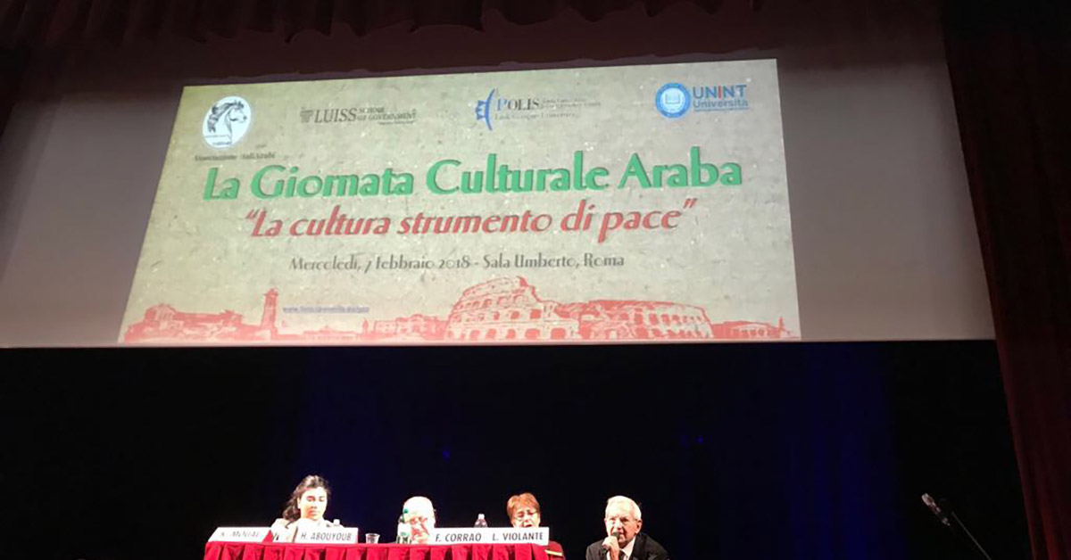 Polis, la Scuola universitaria di formazione politica partecipa alla giornata della cultura araba