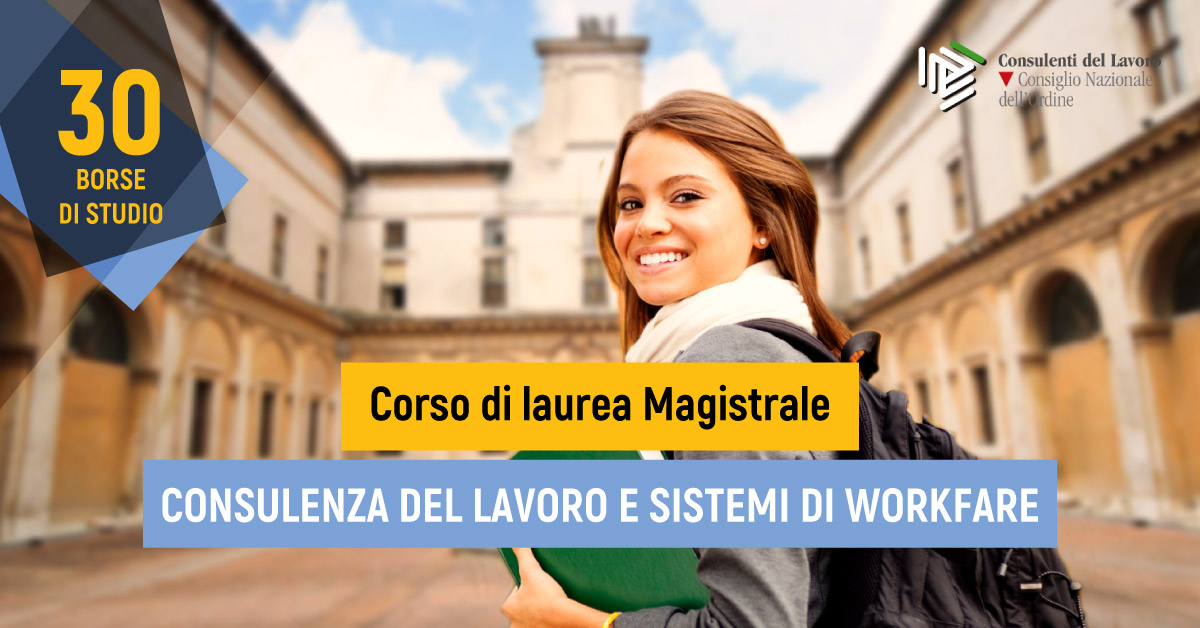 Trenta borse di studio per diventare Consulente del lavoro