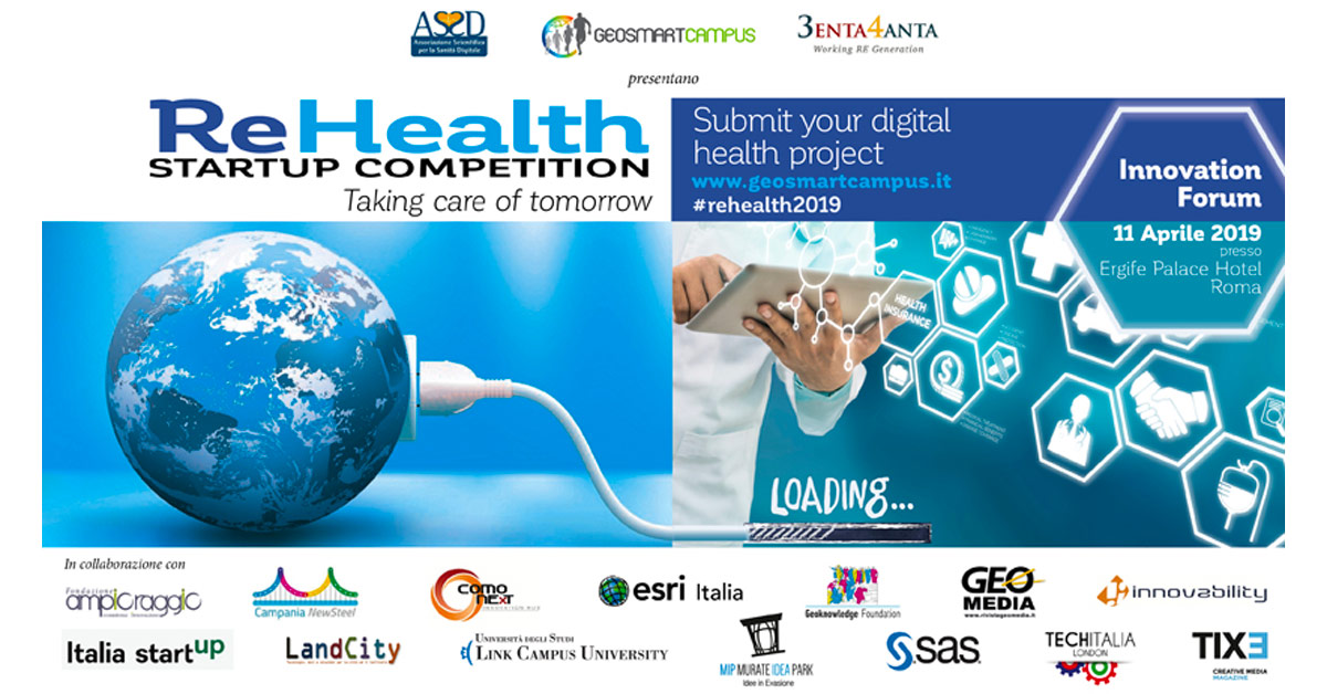 La Link Campus University è partner di ReHealth, Startup Competition 2019