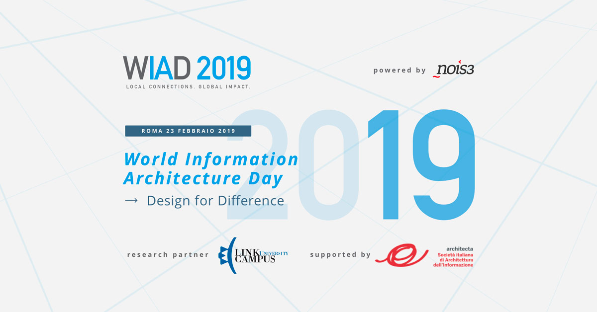 WIAD 2019 alla Link Campus: Design for Difference