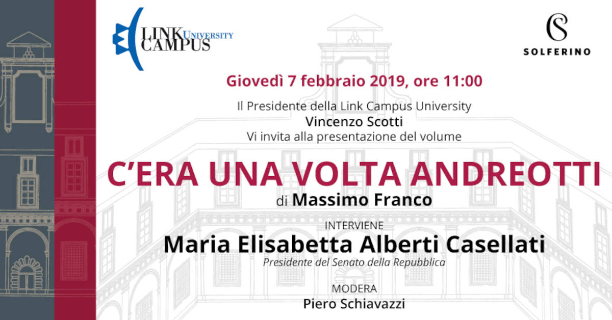 Presentazione volume “C’era una volta Andreotti” di Massimo Franco