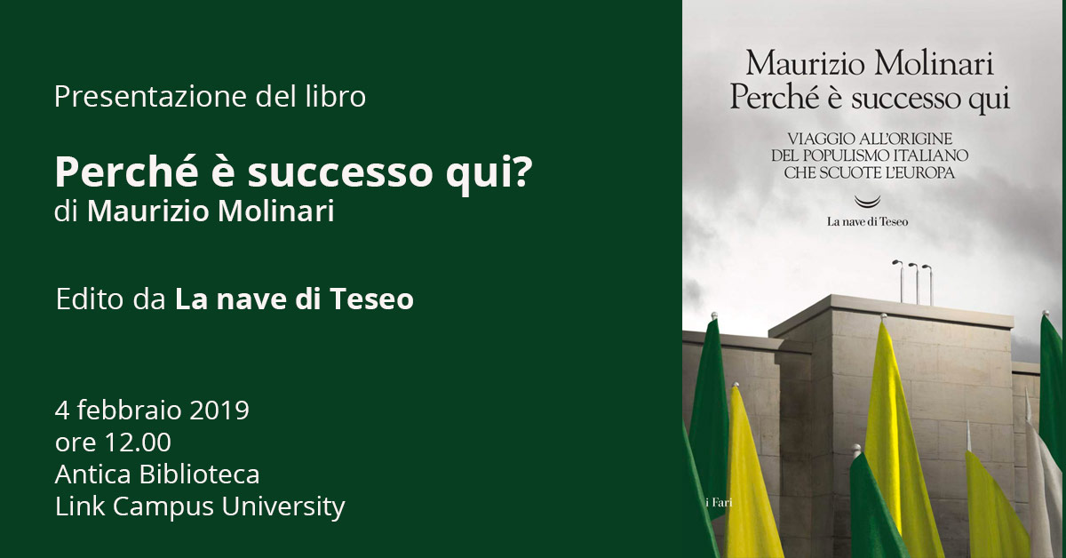 Presentazione del libro di Maurizio Molinari 